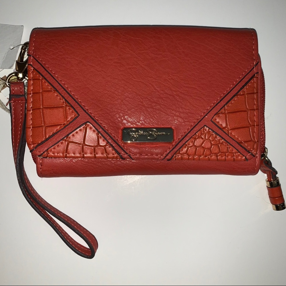 Jessica Simpson Bedford Paprika Wristlet